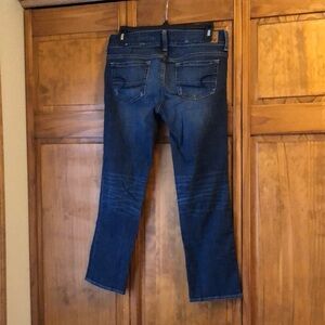 American Eagle Outfitters Dark Wash Jean Capris 4